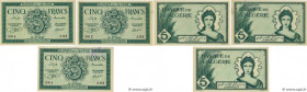 Country : ALGERIA 
Face Value : 5 Francs Lot 
Date : 16 novembre 1942 
Period/Province/Bank : Banque de l'Algérie 
Catalogue reference : P.91 
Alphabe...