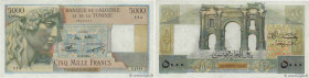 Country : ALGERIA 
Face Value : 5000 Francs 
Date : 11 janvier 1956 
Period/Province/Bank : Banque de l'Algérie et de la Tunisie 
Catalogue reference ...