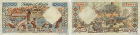 Country : ALGERIA 
Face Value : 10000 Francs 
Date : 04 février 1957 
Period/Province/Bank : Banque de l'Algérie et de la Tunisie 
Catalogue reference...