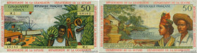 Country : FRENCH ANTILLES 
Face Value : 50 Francs 
Date : (1964) 
Period/Province/Bank : Institut d'Émission des Départements d'Outre-Mer 
Catalogue r...