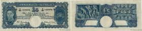 Country : AUSTRALIA 
Face Value : 5 Pounds 
Date : (1952) 
Period/Province/Bank : Commonwealth Bank of Australia 
Catalogue reference : P.27d 
Alphabe...