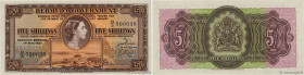 Country : BERMUDA 
Face Value : 5 Shillings 
Date : 01 mai 1957 
Period/Province/Bank : Bermuda Government 
Catalogue reference : P.18b 
Alphabet - si...