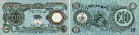 Country : BIAFRA 
Face Value : 10 Pounds 
Date : (1968-1969) 
Period/Province/Bank : Bank of Biafra 
Catalogue reference : P.7b 
Alphabet - signatures...