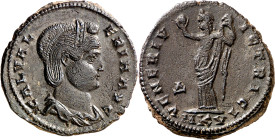 (308-309 d.C.). Galeria Valeria. Cyzicus. Follis. (Spink 14597) (Co. 2) (RIC. 46). Anv.: GAL. VALERIA AVG. Su busto diademado y drapeado. Rev.: VENERI...