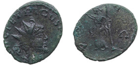 Rome Gallic Empire 271 - 274 BI Antoninianus - Tetricus I (PAX AVG) Billon 1.9g VF RIC V.2 100 OCRE ric.5.tet_i.100 AGK 8b Cun 2603