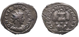 Rome Roman Empire 258 - 259 AR Antoninianus - Gallienus (GERMANICVS MAX V) Silver Lugdunum Mint 3.57g VF RIC V.1 17 OCRE ric.5.gall(1).17