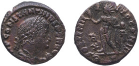 Rome Roman Empire 314 - 315 RT AE Nummus - Constantinus I (SOLI INVICTO COMITI) Bronze Rome Mint 3.13g VF RIC VII 27 OCRE ric.7.rom.27