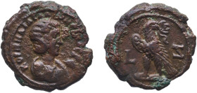 Rome Roman Empire Roman provinces, Egypt 259 - 260 LZ AE Tetradrachm - Salonina (Alexandria) Billon Alexandria Mint 11.51g VF Dattari 5322 K&G 91.24 E...