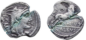Rome Roman Republic (ancient) 105 BC AR Denarius (Thoria: Lucius Thorius Balbus; L•THORIVS BALBVS) Silver Rome Mint 3.29g VF Damage RRC 316/1 CRR 598 ...