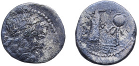 Rome Roman Republic (ancient) 88 BC AR Quinarius (Cornelia: Gneius Cornelius Lentulus; CN LENT) Silver Rome Mint 1.87g VF RRC 345/2 CRR 703 RSC 51 RCV...