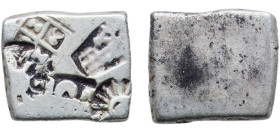 India (ancient) Mauryan Empire 272 BC - 232 BC 1 Karshapana - Ashoka Silver 3.23g VF