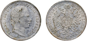 Austria Archduchy of Austria Empire 1858 A ¼ Florin - Franz Joseph I Silver (.520) Vienna Mint (31196724) 5.32g UNC KM 2213