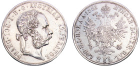 Austria Austro-Hungarian Empire 1881 2 Florin - Franz Joseph I Silver (.900) Vienna Mint (104004) 24.63g UNC KM 2233