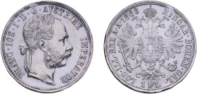 Austria Austro-Hungarian Empire 1888 1 Florin - Franz Joseph I Silver (.900) Vienna Mint (6572045) 12.36g UNC KM 2222 Schön 149