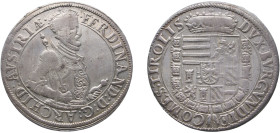 Austria County of Tyrol Holy Roman Empire 1577 - 1595 1 Thaler - Ferdinand II of Tyrol Silver Hall, Tyrol Mint 28.31g XF MT 273-274 Dav ECT 8097