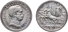 Italy Kingdom 1916 R 2 Lire - Vittorio Emanuele III Silver (.835) Rome Mint (10923056) 9.98g AU KM 55