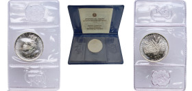 Italy Republic 1988 R 500 Lire (Constitution) Silver (.835) Rome Mint (67000) 11g BU KM 126