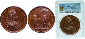Austria Archduchy of Austria Holy Roman Empire 1718 Medal - Auf den Frieden von Passarowitz, der den venezianisch - österreichischen Türkenkrieg beend...