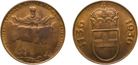 Austria Federal State 1836 Medal - Heiliger Leopold beschütze dein Österreich Copper 18.47g UNC