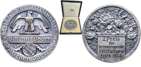 Germany Third Reich 1938 Medal - Reichsprüfung Copper silver plated 48.43g UNC