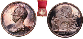 Great Britain United Kingdom 1813 Medal - George III (Manchester Pitt Club) Silver 52.75g PF BHM 771 Eimer 1039 Withers 3 1973