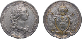 Mexico Spanish colony 1789 - 1790 Medal - To commemorate the ascension to the throne of Charles IV of the Archdiocese of Puebla de Los Angeles (Mexico...