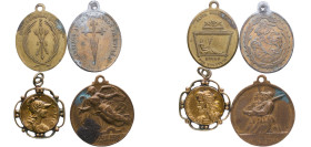 Spain ND Medal (Lot of 4 medals) Copper AU