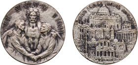 Vatican City City State 1975 Token - Holy Year 1975 Silver plated brass 16.2g AU