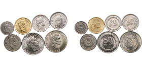 Bolivia Republic 1959 - 1979 Coinage (Lot with 7 coins) UNC