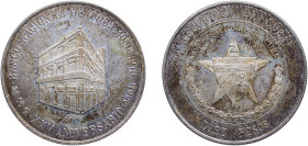 Cuba Second Republic 1975 10 Pesos (National Bank) Silver (.900) Leningrad Mint (55000) 26.72g PF KM 37 JMA AAEE001