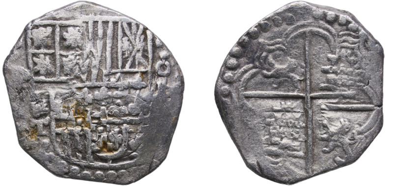 Bolivia Spanish colony 1621 - 1649 P T 4 Reales - Philip IV Silver Potosi Mint 1...