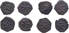Spain Kingdom 17th Century 2 Maravedis (Lot with 4 coins) Copper VF