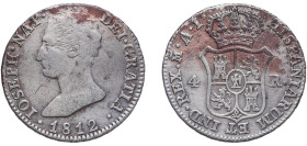 Spain Kingdom 1812 M AI 4 Reales - Jose I Bonaparte Silver (.812) Madrid Mint 5.86g XF KM 540