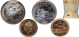 Spain Kingdom 2001 M Coinage Set (Set with 2 coins, 2000 Pesetas minted from silver .925) Madrid Mint BU