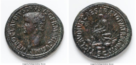 Nero Claudius Drusus (died 9 BC). AE sestertius (38mm, 28.41 gm, 5h). Choice VF. Rome, ca. AD 50-54. NERO•CLAVDIVS•DRVSVS•GERMANICVS•IMP, bare head of...