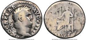 Nero, as Augustus (AD 54-68). AR denarius (18mm, 2.61 gm, 6h). NGC VG 5/5 - 2/5, brushed. Rome, AD 65-66. NERO CAESAR-AVGVSTVS, laureate head of Nero ...