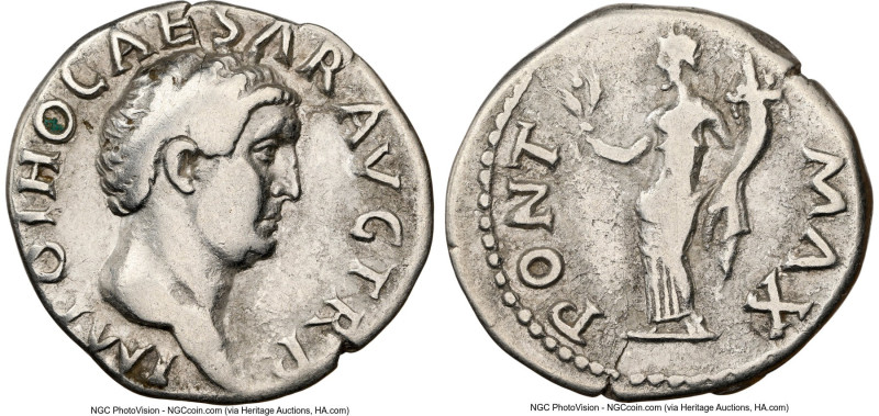 Otho (January-April AD 69). AR denarius (19mm, 3.30 gm, 6h). NGC Choice Fine 5/5...