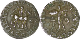 Indo-Scythian Kingdom. Azes. (Ca. 58-12 B.C) AR Tetradrachm Taxila.
