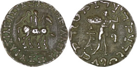 Indo-Scythian Kingdom. Azes. (Ca. 58-12 B.C) AR Tetradrachm Taxila.