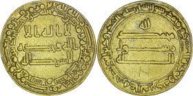 Abbasid. Al-Ma'mun. AV Dinar. Madinat al-Salam. AH 211