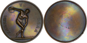 Commemorative Bronze Medal. Discobolus. No Date