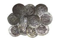 Tabaristan. Lot of 11 AR Hemidrachms