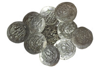 Tabaristan. Lot of 10 AR Hemidrachms