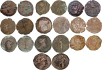 Lot of 10 Seleucids AE Units. Various rulers