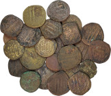 Lot of 25 Abbasid AE Fals. Various mints and conditions.