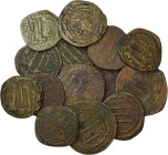 Lot of 14 Abbasid AE Fals. Various mints and conditions.