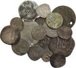 Lot of 17 silver coins. Including Ilkhan, Ottoman Empire and Timurid