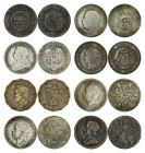Great Britain. Lot of 8 Coins. Including Shilling, 6 Pence, 1 Cent and etc