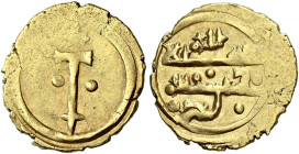 I Normanni. Ruggero I gran conte di Sicilia, 1085-1101. 

Tarì zecca incerta, AV 1,10 g. Entro doppio cerchio lineare ”croce a Tau” sormontata da st...