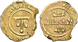 I Normanni. Ruggero I gran conte di Sicilia, 1085-1101. 

Tarì Palermo, AV 0,76 g. Entro doppio cerchio lineare, ”croce a Tau” con intorno 3 globett...